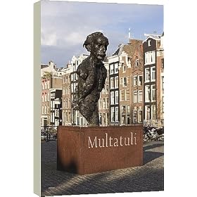 Canvas Prints of Sculpture of writer Multatuli, real name Eduard Douwes Dekker, Amsterdam, from Robert Harding