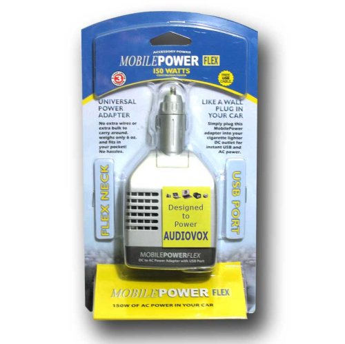 Pro Series Car Travel Power Adapter / Charger ** New Feature with USB port & bonus cable for all USB compatible devices ( DC to AC Converter ) for A
