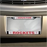Houston Rockets Chrome License Plate Frame