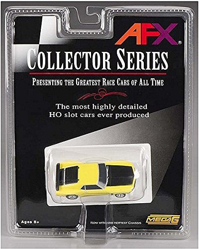 AFX Ford 1969 Mustang Boss 302 #1 Yellow