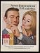 1968 Never Interrupt an L&M Cigarette Smoker Couple Print Ad (11479)