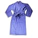 Hanes Classics - Mens Plaid Robe, Royal Blue, Light Blue