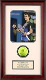 Novak Djokovic Autographed Tennis Ball Shadowbox