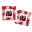 Holiday Coaster Set - Red & White