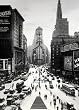 (24x36) Times Square (New York City, B&W) Art Poster Print