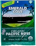 Review Emerald Cove  / Emerald Cove Organic Nori Sheets, 0.9-Ounce Package (Pack of 6)