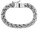 Gent's Sterling Silver 3/8" (10 mm) Wide, Hand Made Garibaldi Link Bracelet,