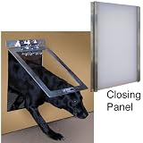 Gun Dog House Door Heavy Duty Aluminum Frame Dog Door - 12.5 x 17.5