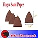 Pack 25 Sandpaper 120 Grits Sand Paper Finger Detail w/ Oscillating Multi Tool Saw Blades for Fein Multimaster Bosch Multi-x Craftsman Nextec Dremel Multi-max Ridgid Dremel Chicago