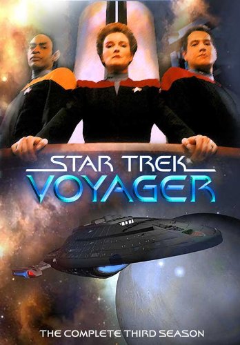 Star Trek: Voyager Poster TV E 27x40 Kate Mulgrew Robert Beltran Roxann Dawson