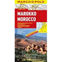 MARCO POLO Kontinentalkarte Marokko 1:800.000: Mit landschaftlich sch�nen Strecken und Sehensw�rdigkeiten. �bersichtskarte zum Ausklappen, Entfernungstabelle, Ortsregister, 5 Citypl�ne
