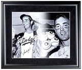 Los Angeles Dodgers/California Angeles Sandy Koufax/Nolan Ryan Autographed No Hit Baseballs 16x20 Photo - Framed (UDA)