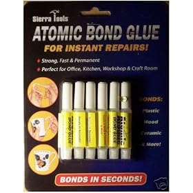 Sierra Tools JT2583 Set of 6 Atomic Bond Glue