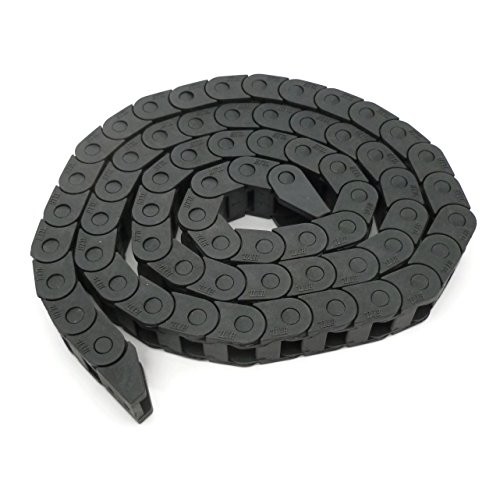 Black Plastic Drag Chain Cable Carrier 10 x 10mm for CNC