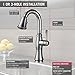 Delta Faucet Cassidy Single-Handle Bar-Prep Kitchen Sink Faucet with Pull Down Sprayer and Magnetic Docking Spray Head, Arctic Stainless 9997-AR-DST