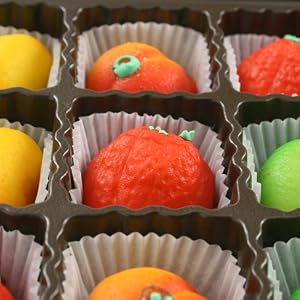 Assorted Marzipan Fruit - 9 Piece (4 ounce) by igourmet.com by bergen
