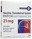 Habitrol Nicotine Transdermal System Step 1 Patch 21mg 14's - Pack of 12