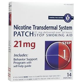 Habitrol Nicotine Transdermal System Step 1 Patch 21mg 14's - Pack of 12