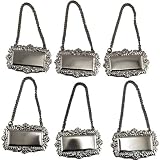 Blank Liquor Decanter Labels - Set of 6