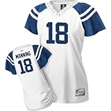 Peyton Manning White Reebok Field Flirt Indianapolis Colts Women's Jersey - X-Large