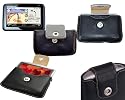 Leather Case Medion: GPS carry case for satellite navigational systems: Serie GoPal P4425, GoPal E4125 E4125, GoPal P4225 WEU, GoPal P4420 EU, GoPal P4225, E4430 MD 96960 E4435 MD96797.. - see description