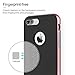 iPhone 7 Plus Case, ROCK [Royce Stand] - Black & Rose Gold [Ultra Thin][Kickstand][Metal Texture Side Buttons][Dual Layered][Slim Fit][Hard PC + Soft TPU] For Apple iPhone 7 Plus (2016)