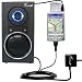 10 Watt Battery Powered Portable Amplified Audio Speaker with Dual charger also charges the Mio 168 Plus