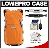 Lowepro Photo Sport 200 AW Digital SLR Camera Backpack Case (Orange) + Accessory Kit for Canon EOS 7D, 5D Mark II III, 60D, Rebel T3, T3i, Nikon D3100, D3200, D5100, D7000, D800, A35, A55, A57, A65, A77 Digital SLR Cameras