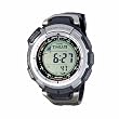 Casio Men's Pathfinder Waveceptor Multi Band Atomic Solar Black Watch #PAW1300-1V