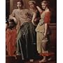 Nicolas Poussin (Rebekah at the well with Elise, the bride and advertisers on behalf of Isaac, Abraham, detail) - 13x19