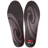 Sole Unisex Softec Ultra Insole,Black/Grey,Mens 7.5-8 M/Womens 9.5-10 M