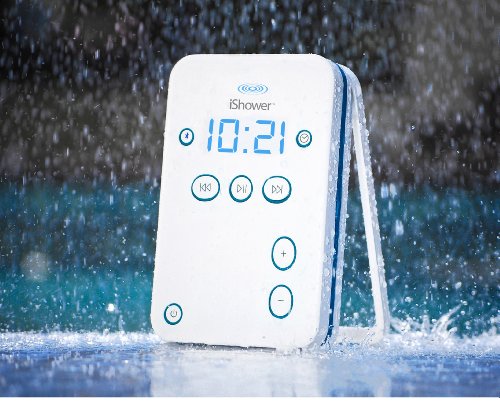 Water-Resistant BT Shower Speaker for iPhone/iPad