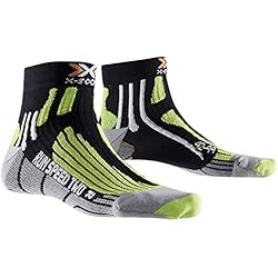 X-Socks, Calzini tecnici, Bianco (White/Green Lime), 42-44