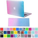 HDE Designer Art Pattern Hard Shell Case Snap Protective Cover + Keyboard Skin for Macbook Pro 13" with Retina Display - Fits Model A1425 / A1502 (Rainbow)