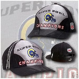 ST. LOUIS 1999 RAMS 2000 SUPER BOWL CHAMPS CAP HAT NEW