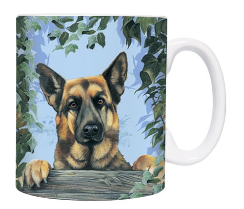 German Shepherd - Springtime - Mugs - Becher - Chopes