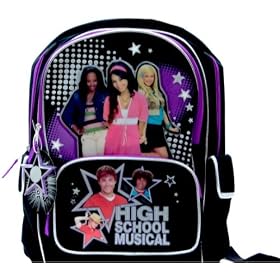 High School Musical Black Backpack Bookbag
