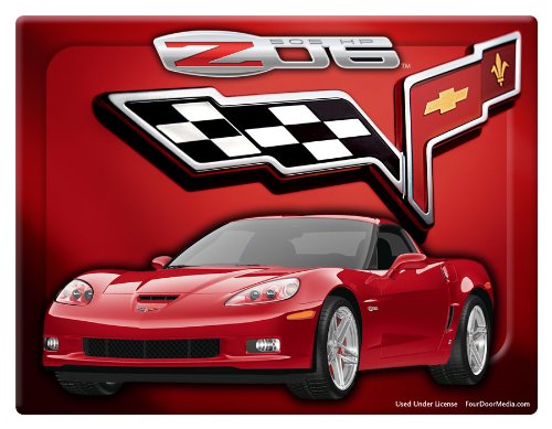 Road Mice Mouse Pad Corvette (Red)