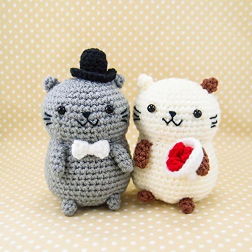 Stuffed Cat Couple Amigurumi Crochet Plush