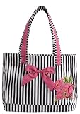 Jessie Steele Parlor Floral Tote Bag with Bow