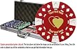 Custom Poker chip Set: Wedding (#1) image & your custom text printed on the chips. 500 11.5 gram chip w/case & more.
