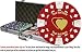Custom Poker chip Set: Wedding (#1) image & your custom text on both sides of the chips. 500 11.5 gram chip w/case & more.