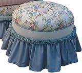 Angel Song Blossoms and Bows Princess Adult Stationary Ottoman