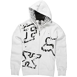 Fox Racing Downfall Youth Boys Front Fleece Hoody Zip Casual Sweatshirt