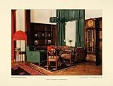 1913 Print Regina Hall Board Room Living Clock Rugs Art Karl Bertsch Furniture - Original Color Print