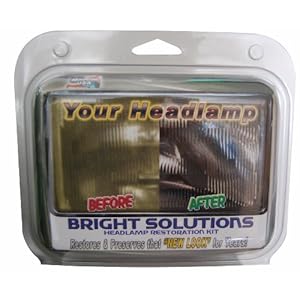 Bright Solutions Long Term Headlamp Restoration Car Care Kit