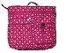 Designer Garment Bag Full Sized 46" Bag Raspberry Paw (Dog Paw Print) Raspberry with White Paw Prints