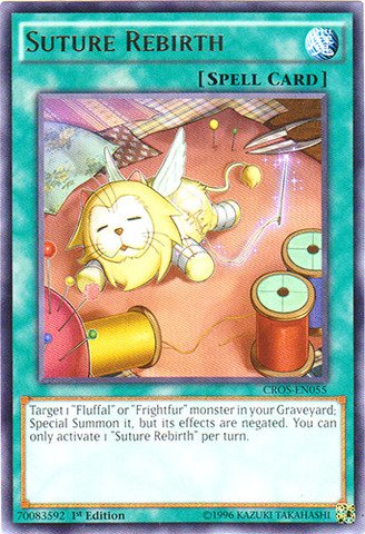 Yu-Gi-Oh! - Suture Rebirth (CROS-EN055) - Crossed Souls - 1st Edition - Rare