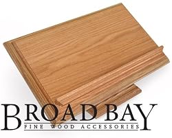 Oak Wood Bible Holder Cookbook Stand Oak Crafted from Solid Oak Wood - Best Quality Heirloom Gift Idea MADE IN THE USA!