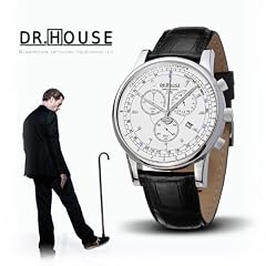 Kronsegler DR.HOUSE Herren Chronograph stahl-weiss